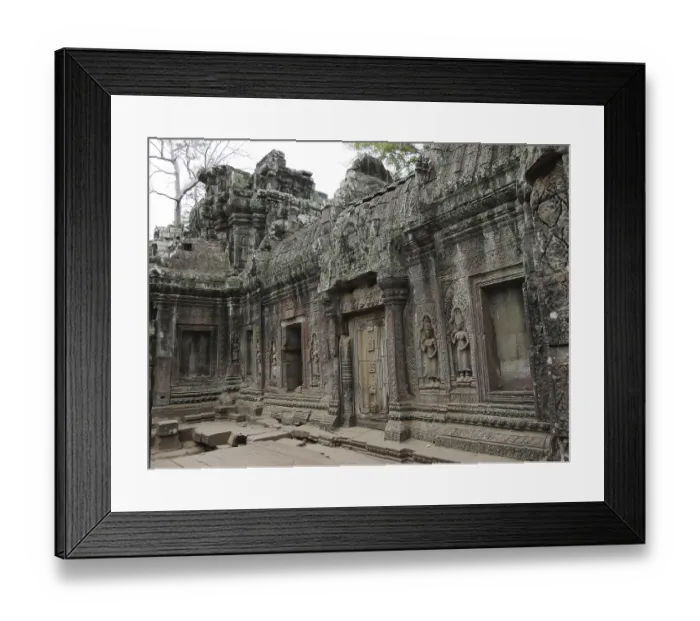 Framed Print : Ruins at Ta Prohm Temple, Siem Reap Province Framed Print : Ruins at Ta Prohm Temple, Siem Reap Province