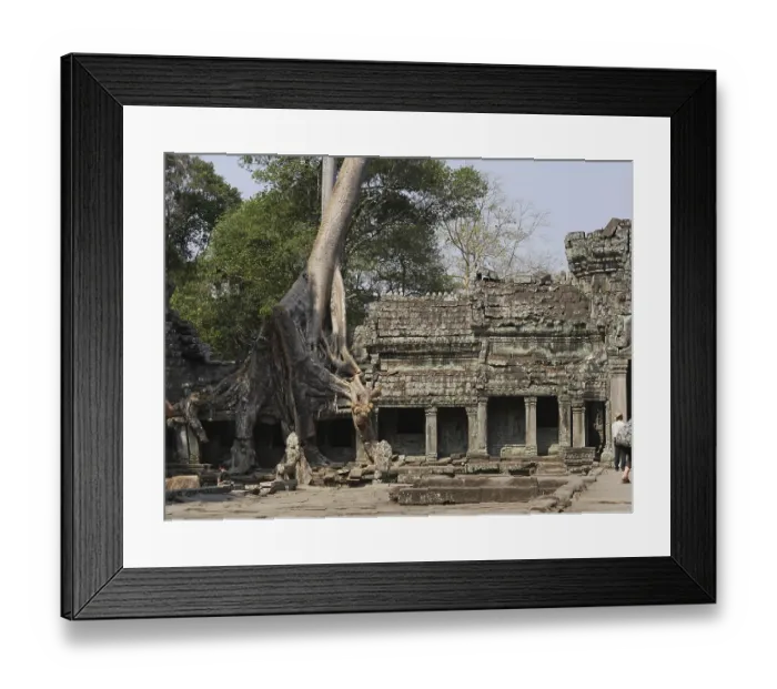 Framed Print : Preah Khan Temple, Siem Reap Province
