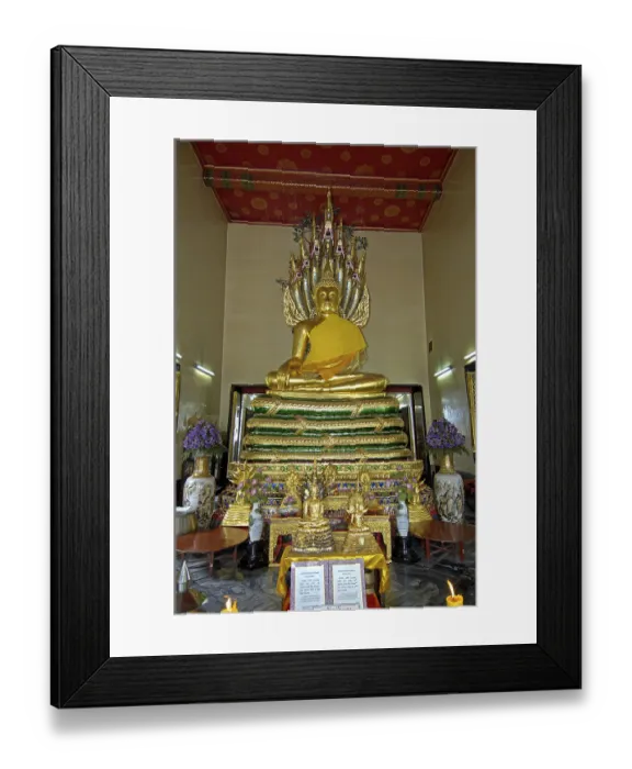 Framed Print : Buddha statue, Temple of the Reclining Buddha Framed Print : Buddha statue, Temple of the Reclining Buddha