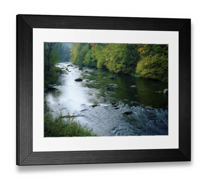 Framed Print : Triebtal near Jocketa, Pohl Dam