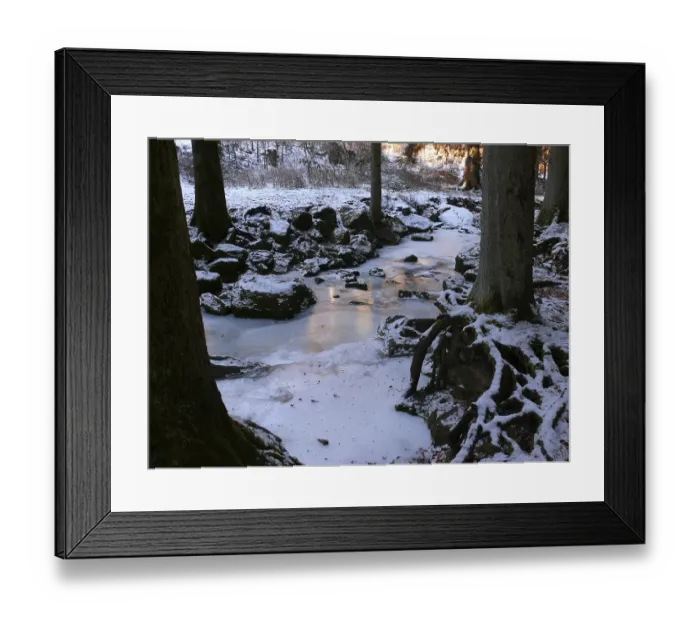 Framed Print : Hoarfrost, northern Black Forest near Bad Liebenzell in winter with ice and snow Framed Print : Hoarfrost, northern Black Forest near Bad Liebenzell in winter with ice and snow
