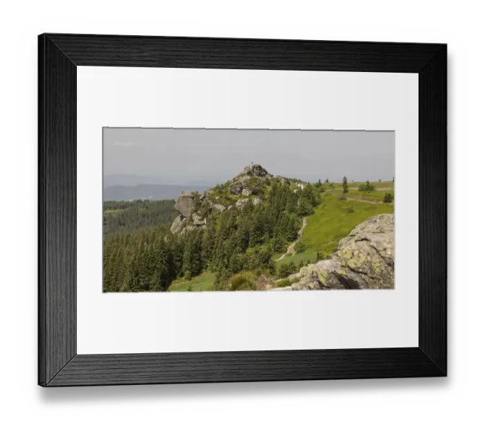 Framed Print : On the summit of the GroBer Arber On the summit of the Groer Arber