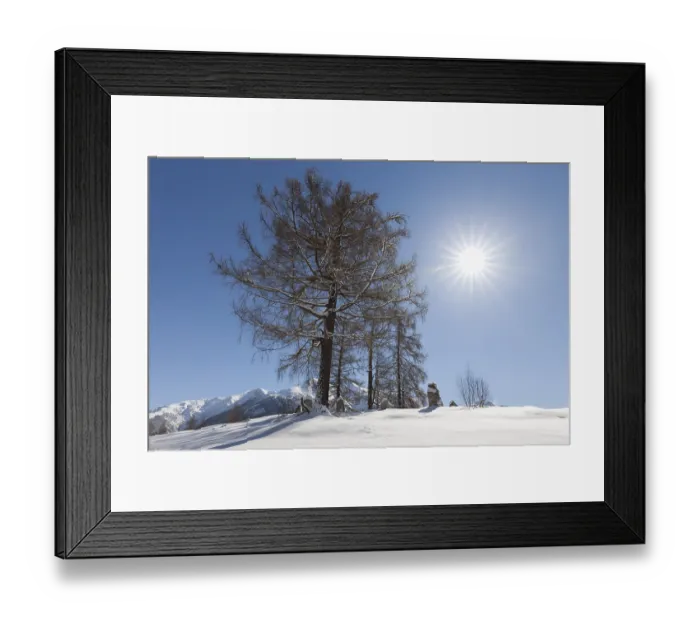 Framed Print : Winter landscape, Karwendel Mountains Framed Print : Winter landscape, Karwendel Mountains