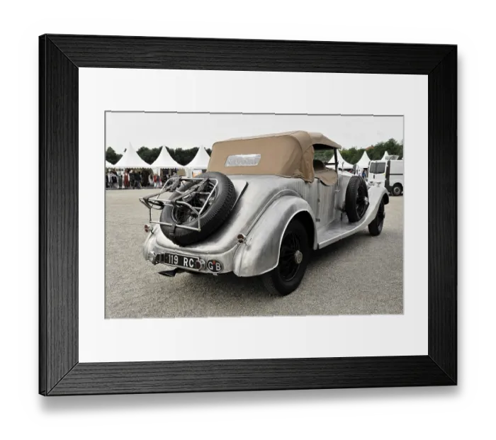 Framed Print : Rolls-Royce Phantom I, Colonial Style Open Tourer