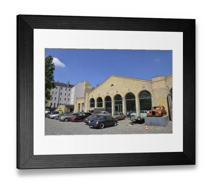 Framed Print : Classic Remise, Wiebestrasse, Moabit