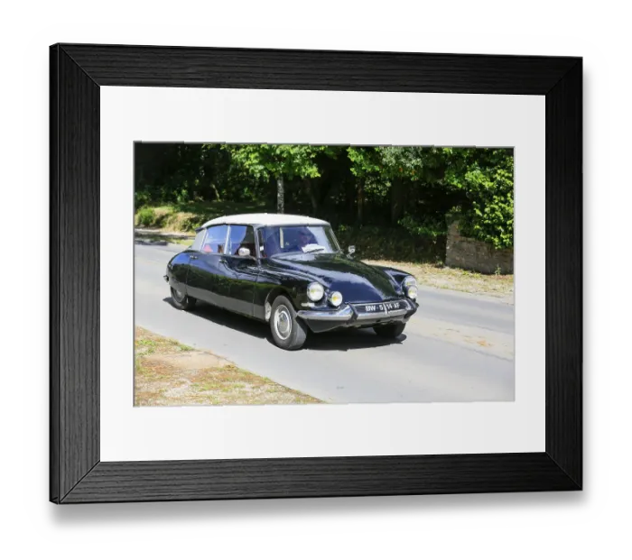 Framed Print : Citroen DS, Vintage Car Ride 4th Embouteillage de la N12 to Landerneau