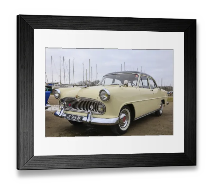 Framed Print : Simca Ariane, classic car meeting Framed Print : Simca Ariane, classic car meeting