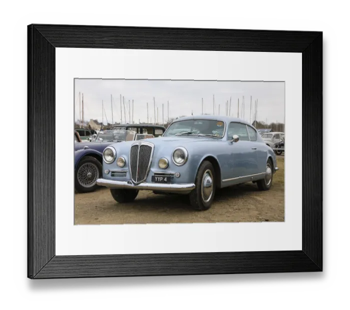 Framed Print : Lancia Aurelia B20S Coupe, Classic Car Meeting
