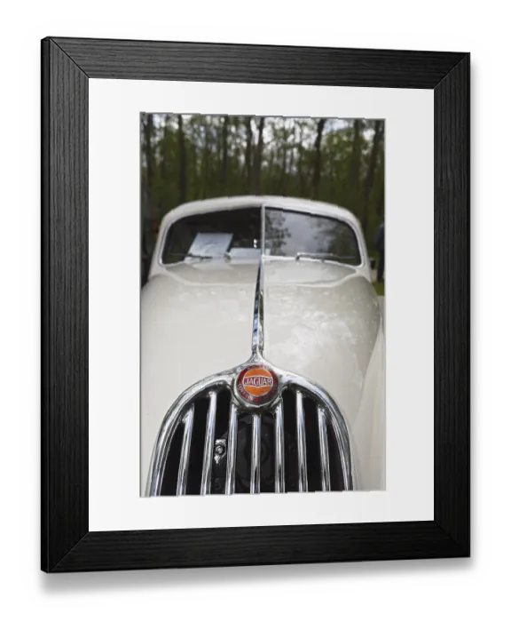 Framed Print : Jaguar XK 140, vintage car