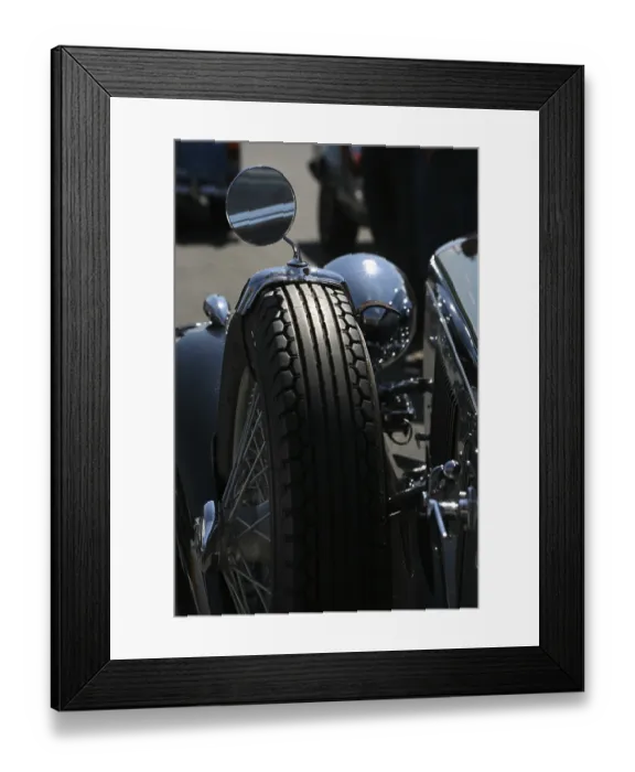 Framed Print : Detail of a beautiful MG