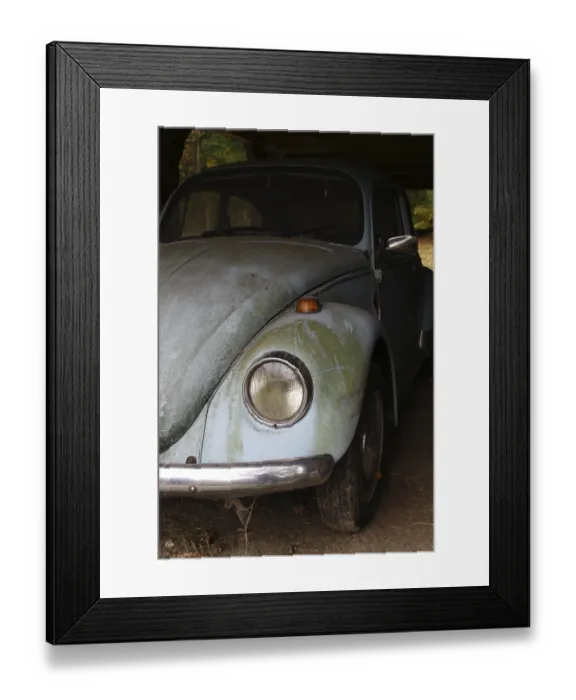 Framed Print : VW Beetle barn find Framed Print : VW Beetle barn find