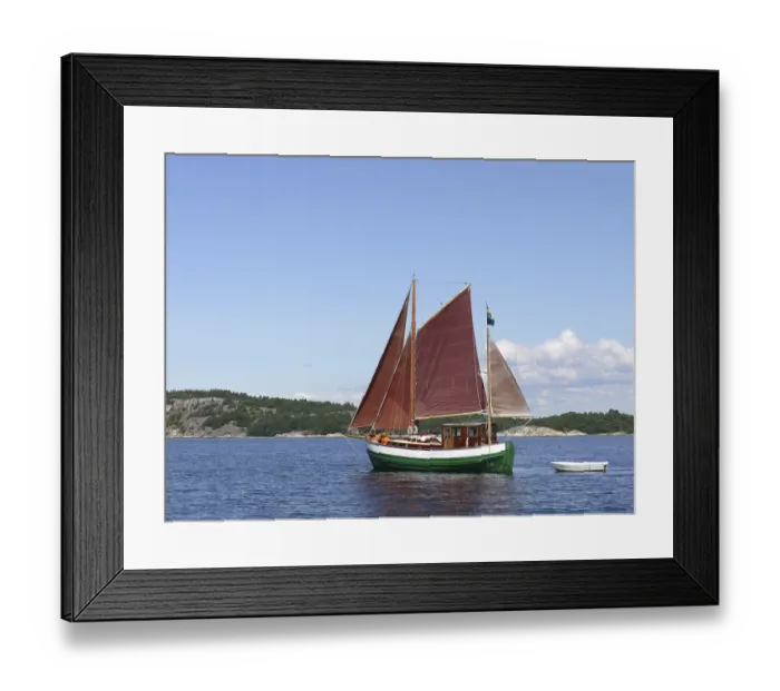 Framed Print : Sailor off Tjorn, Sweden, west coast