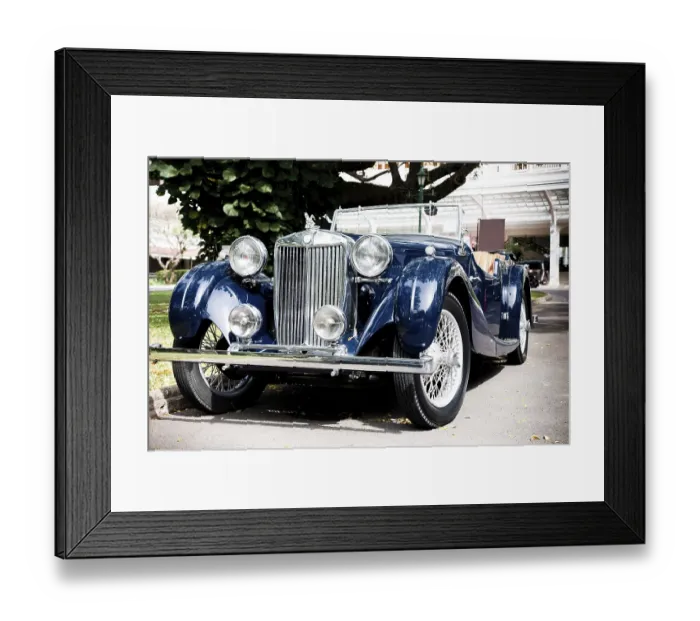 Framed Print : Classic Car on Vintage Car Parade Framed Print : Classic Car on Vintage Car Parade