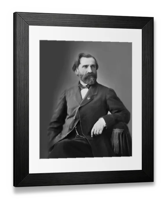Framed Print : Giuseppe Fortunino Francesco Verdi