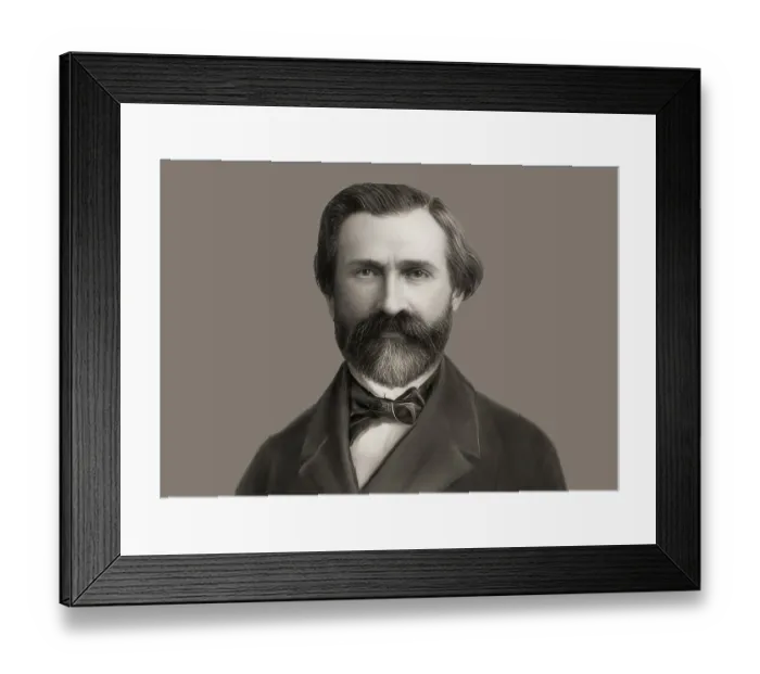 Framed Print : Giuseppe Verdi, 1813 - 1901