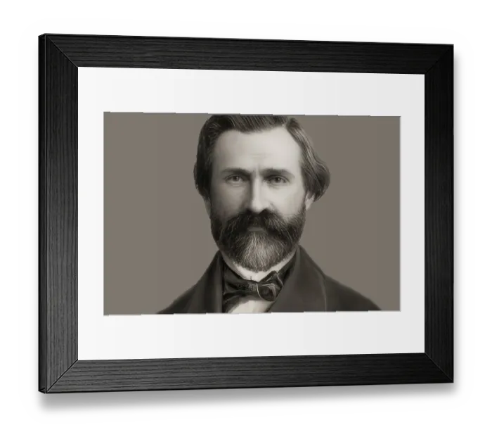 Framed Print : Giuseppe Verdi, 1813 - 1901
