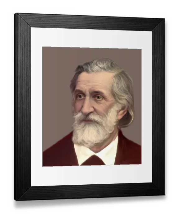 Framed Print : Giuseppe Verdi, 1813 - 1901