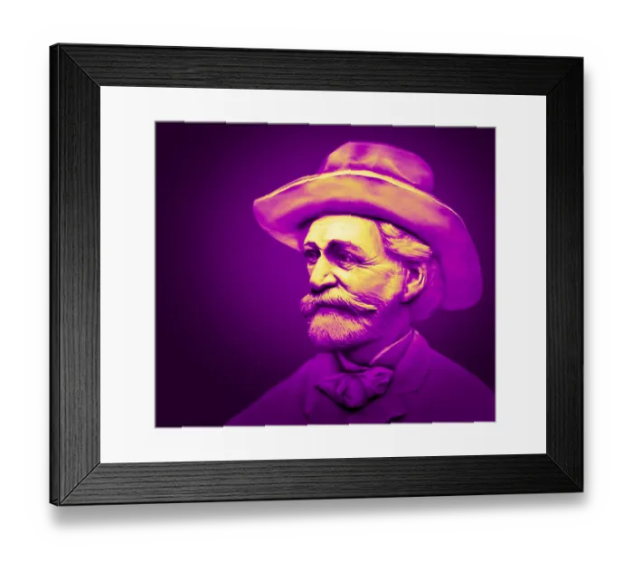 Framed Print : Giuseppe Verdi, 1813 - 1901