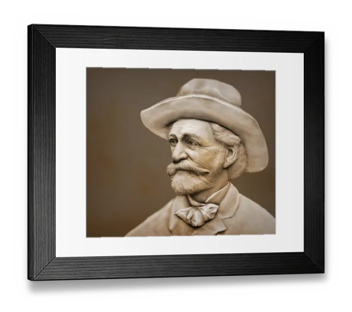 Framed Print : Giuseppe Verdi, 1813 - 1901