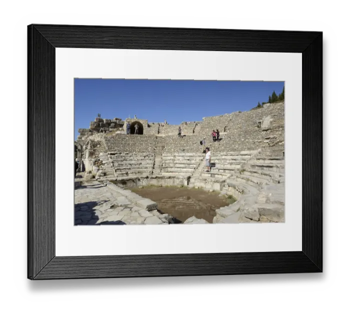 Framed Print : Bouleuterion or Council House, ancient city of Ephesus