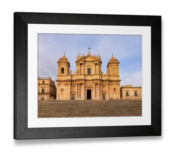 Framed Print : Noto Cathedral Sicily Italy