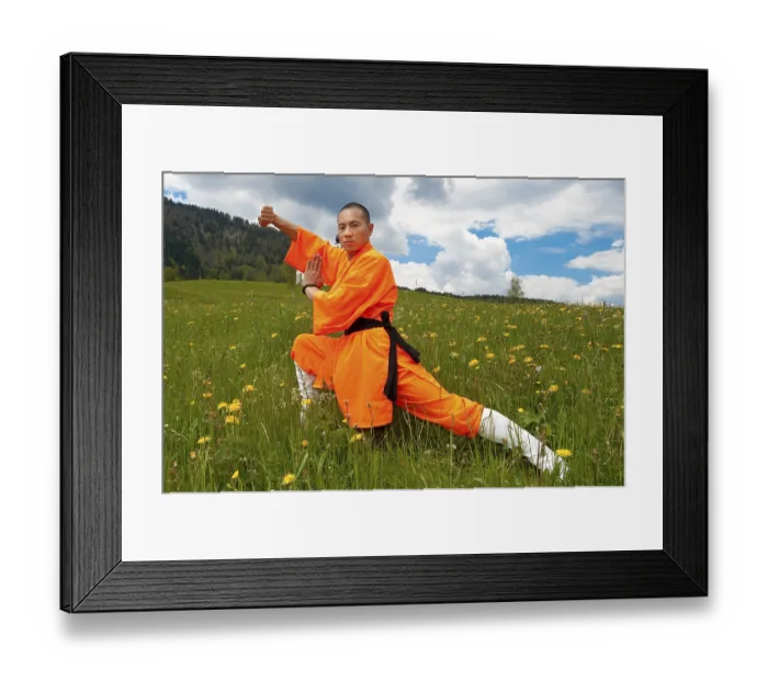 Framed Print : Shaolin Monk Framed Print : Shaolin Monk
