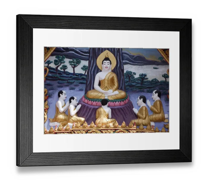 Framed Print : Buddha statue in the Big Buddha temple