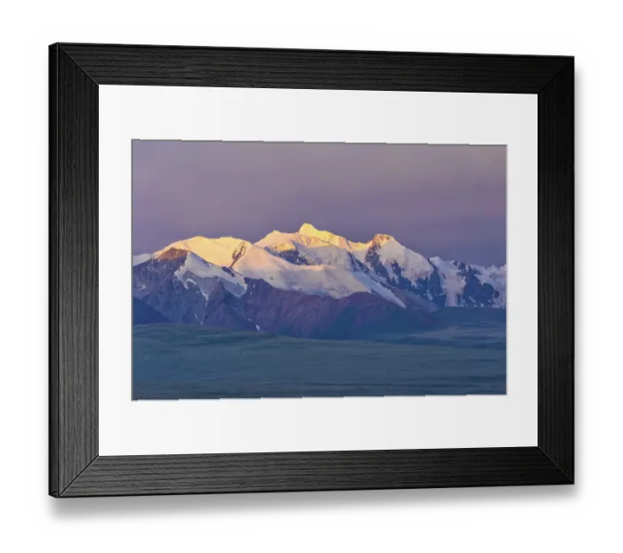 Framed Print : Sary Jaz Valley, View of the Tien Shan Mountains