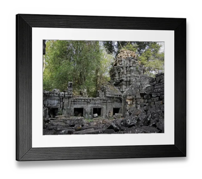 Framed Print : Preah Khan Temple, Siem Reap Province