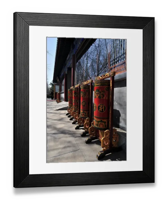 Framed Print : Lama temple, beijing, china