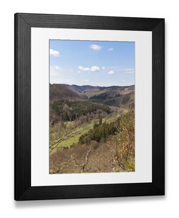 Framed Print : View into the Selke Valley Framed Print : View into the Selke Valley
