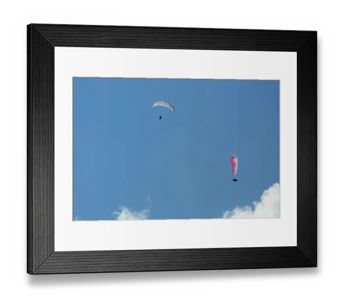 Framed Print : Paraglider