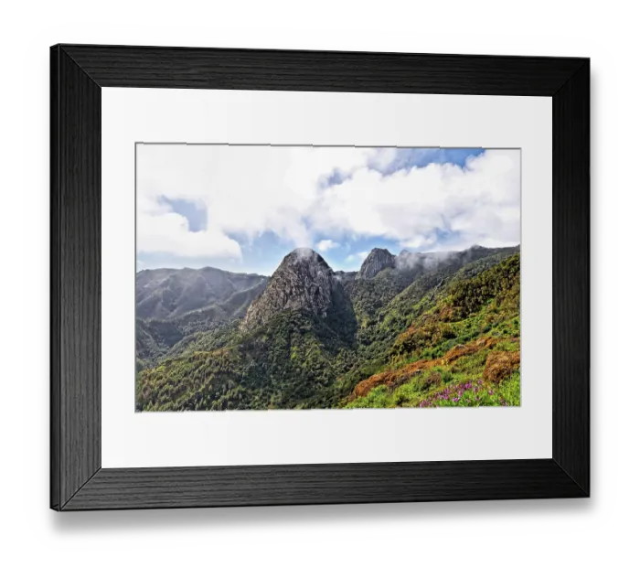 Framed Print : Garajonay Mountain, National Park, La Gomera