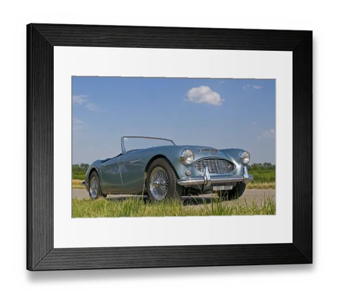 Framed Print : Austin-Healey 3000, built in 1959