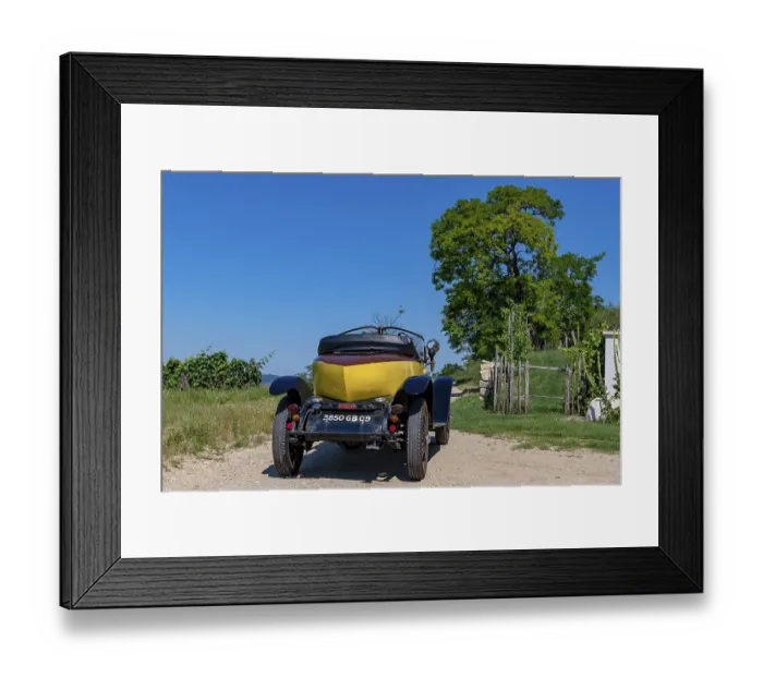 Framed Print : Oldtimer Delage DISS, Roadster