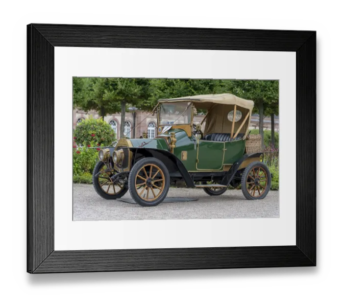Framed Print : Classic car Le Zebre, France 1912