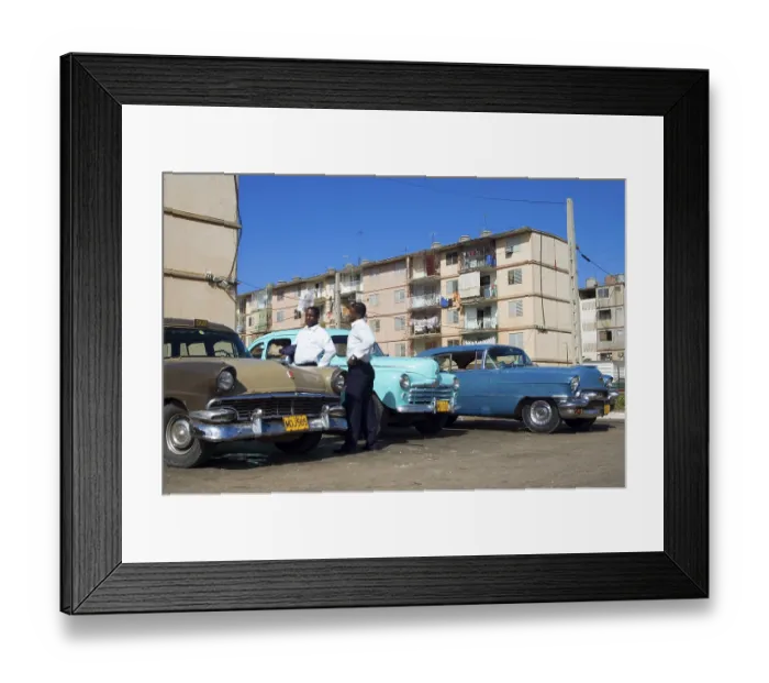 Framed Print : Vintage Car, Cardenas, Cuba