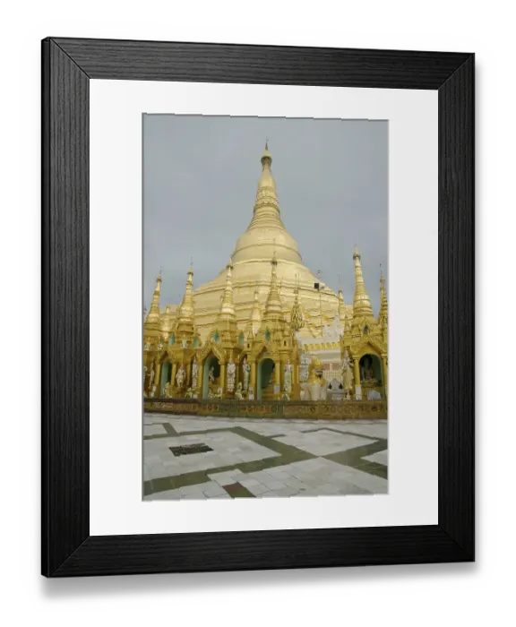 Framed Print : Shwedagon Pagoda, Yangon, Rangoon
