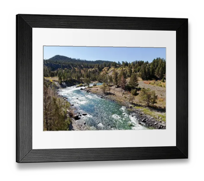 Framed Print : Yellowstone River, Yellowstone National Park Framed Print : Yellowstone River, Yellowstone National Park
