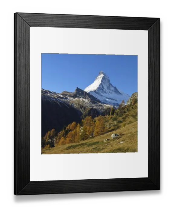 Framed Print : Autumn in Zermatt