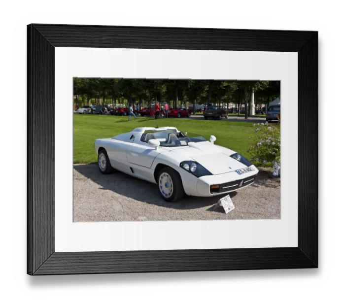 Framed Print : Isdera Spyder 036i, built in 1988