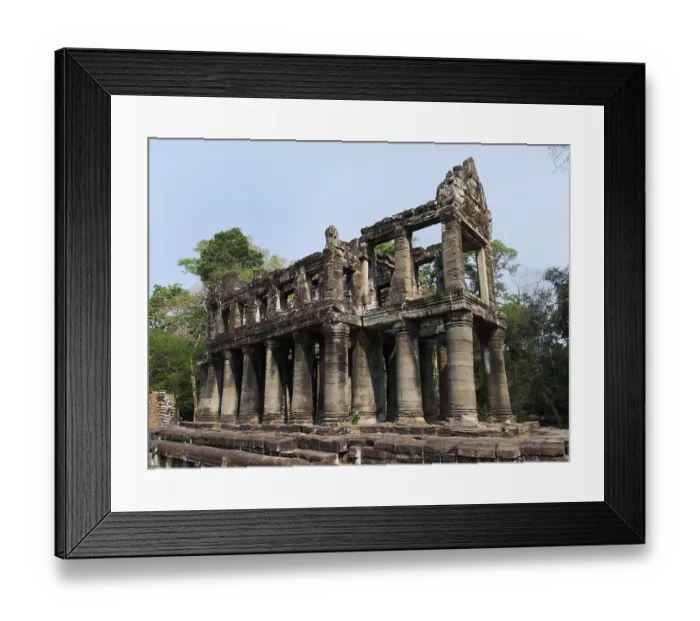 Framed Print : Preah Khan Temple, Siem Reap Province