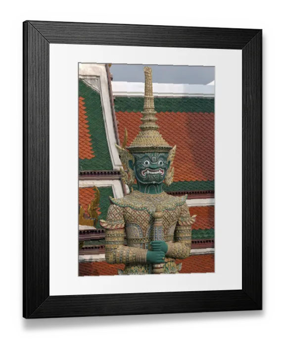 Framed Print : Demonic guardian figure, yaksha Framed Print : Demonic guardian figure, yaksha