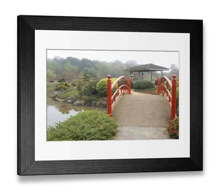 Framed Print : Nikki bridges in Japanese Garden