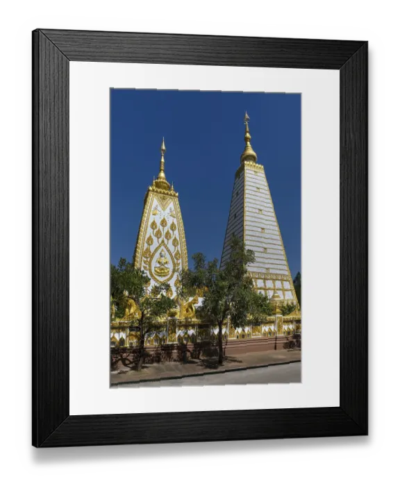 Framed Print : Wat Phra That Nong Bua, stupa in Bodhgaya Framed Print : Wat Phra That Nong Bua, stupa in Bodhgaya