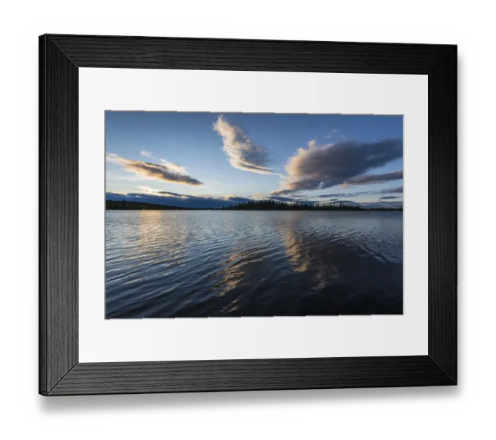 Framed Print : Evening mood, Sjaunja Nature Reserve Framed Print : Evening mood, Sjaunja Nature Reserve