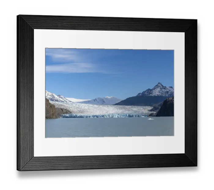 Framed Print : Glacier, Lago Grey, Torres del Paine National Park