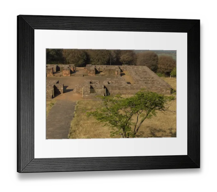 Framed Print : Monastery 51. Buddhist Monuments at Sanchi