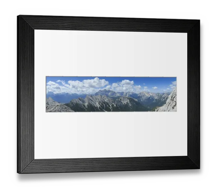 Framed Print : Beautiful mountain panorama in the Italian Dolomites Framed Print : Beautiful mountain panorama in the Italian Dolomites