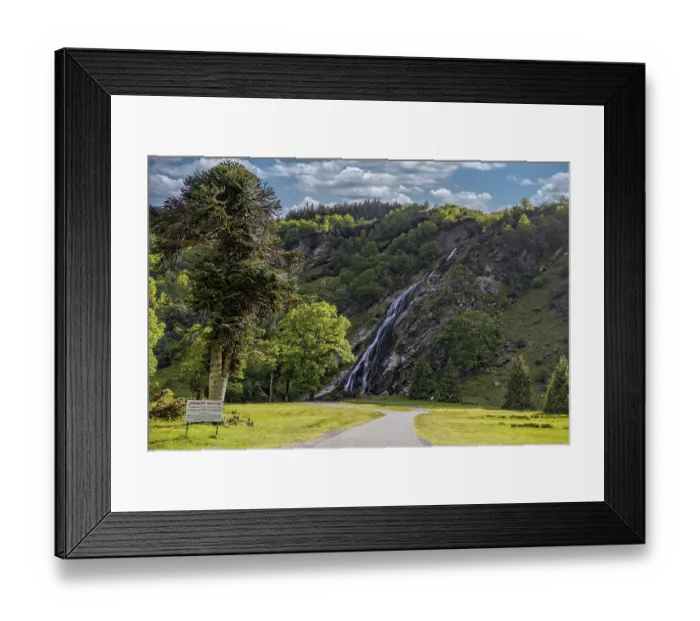 Framed Print : Torc Waterfall at the foot of Torc Mountain Framed Print : Torc Waterfall at the foot of Torc Mountain